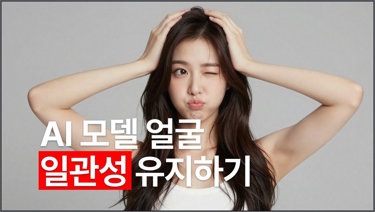 AI모델 얼굴이 계속 바뀌죠? 일관성 문제 원샷으로 해결하는 법