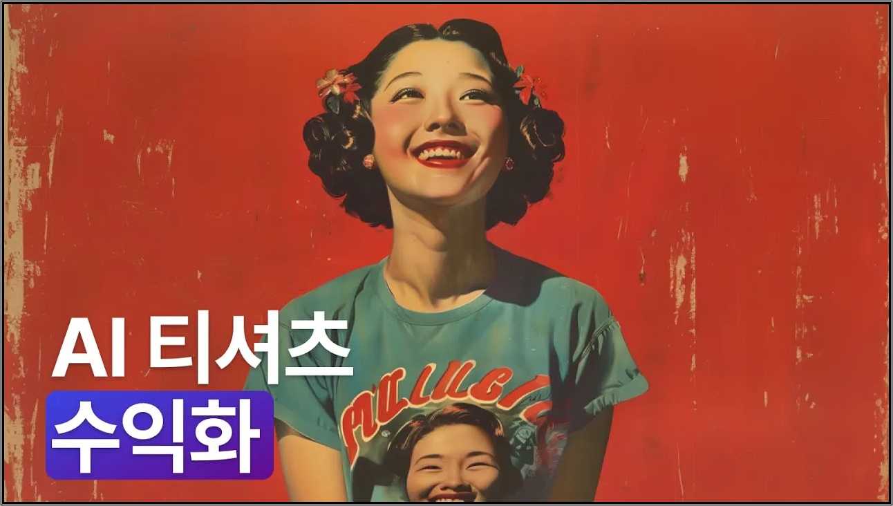 AI 티셔츠 만들어 판매하고 수익화 하는법