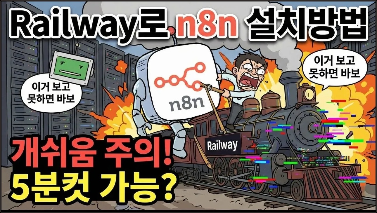 Railway로 n8n 초간단 설치 및 배포 가이드