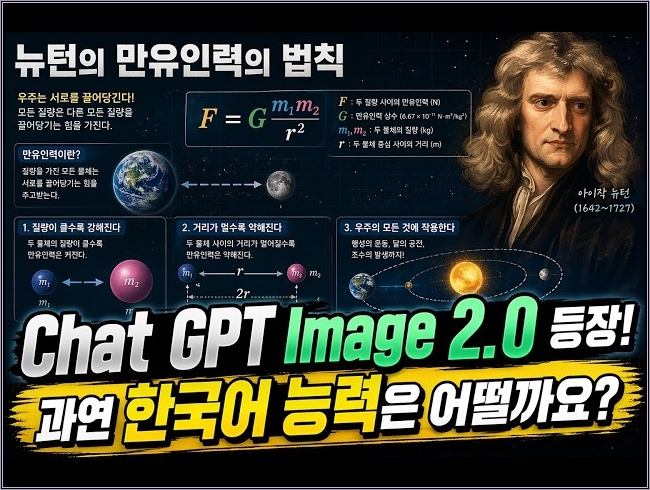 '챗GPT 이미지 2.0'로 한국어 인포그래픽 만들어보기