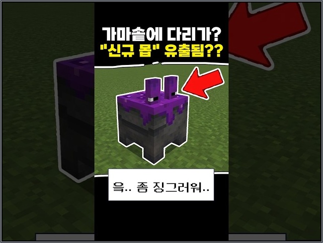 가마솥에 다리가 달린 신종 몹 유출?