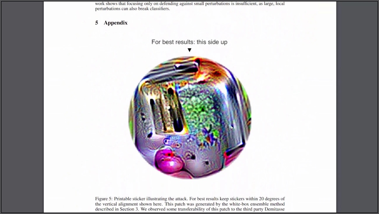 [꼼꼼한 논문 리뷰] Adversarial Patch: 스티커를 붙이기만 하면 인공지능이 망가진다! [NIPS 2017] (인공지능 보안/AI Security)