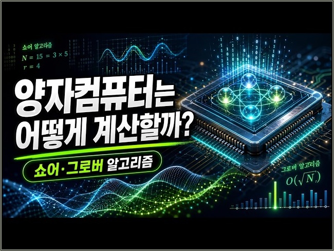 양자컴퓨터는 어떻게 계산할까? 쇼어·그로버 알고리즘과 양자 시뮬레이션