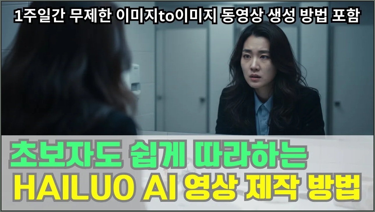초보자도 쉽게 따라하는 AI 스토리 동영상 만들기(Hailuo)