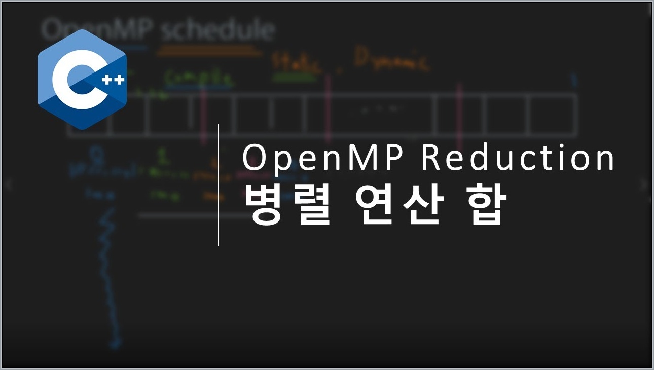 모던 C++, OpenMP Reduction 합
