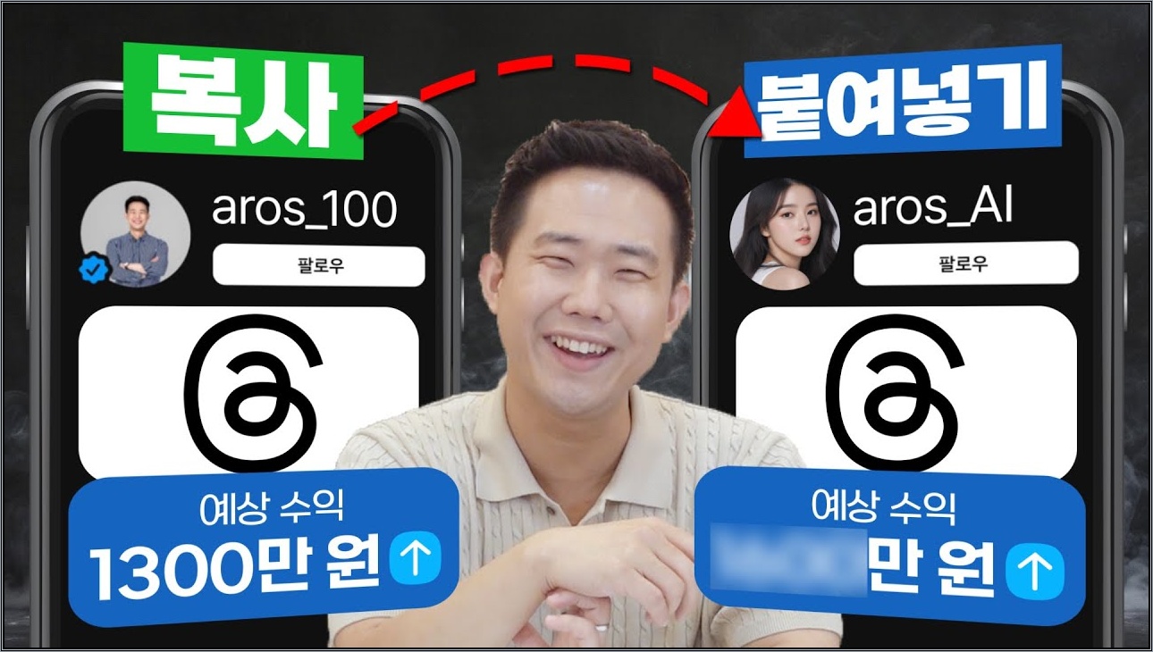 AI로 월 1300씩 쓸어담고 있는 SNS채널을 복사했습니다 (저작권 걱정 X)