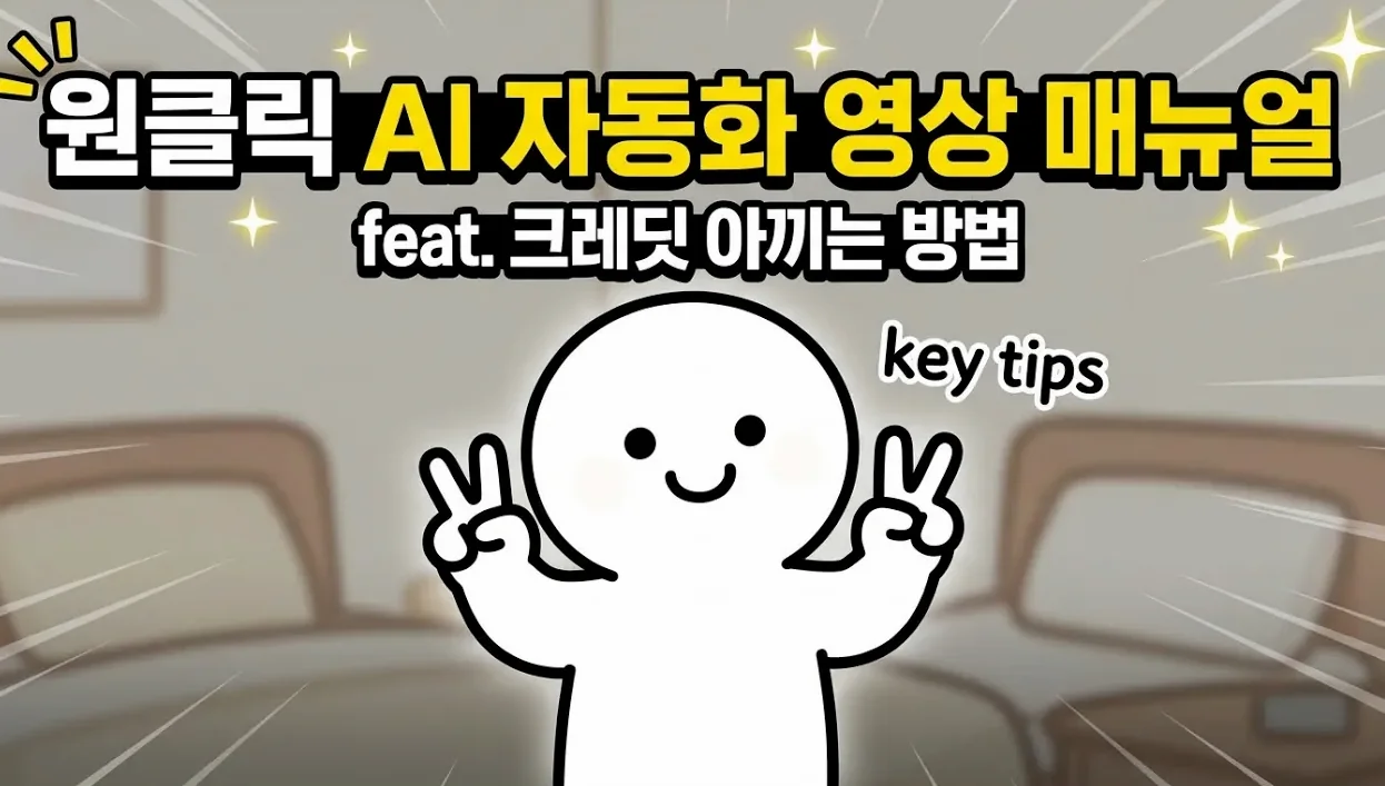 롱폼 원클릭 AI 영상 자동화 에이전트 사용방법 매뉴얼 (크레딧 아끼는 방법)