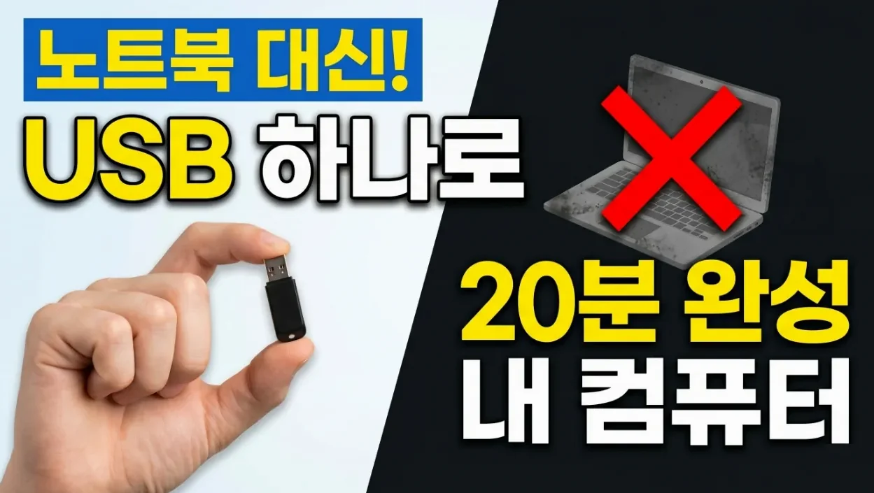 USB 하나면 충분! Rufus로 ‘휴대용 윈도우 11’ 20분 안에 만들기(윈도우 설치)