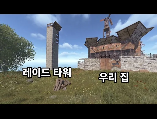서버에서 가장 높은 산 위에 요새를 만들고 주변 클랜을 괴롭히면 생기는 일 RUST 2 VS 8 DEFENCE