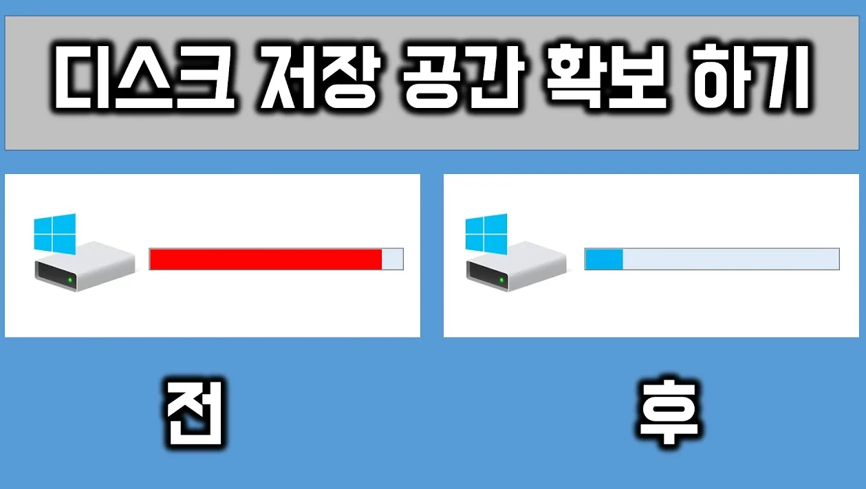 디스크 저장 공간 확보하기