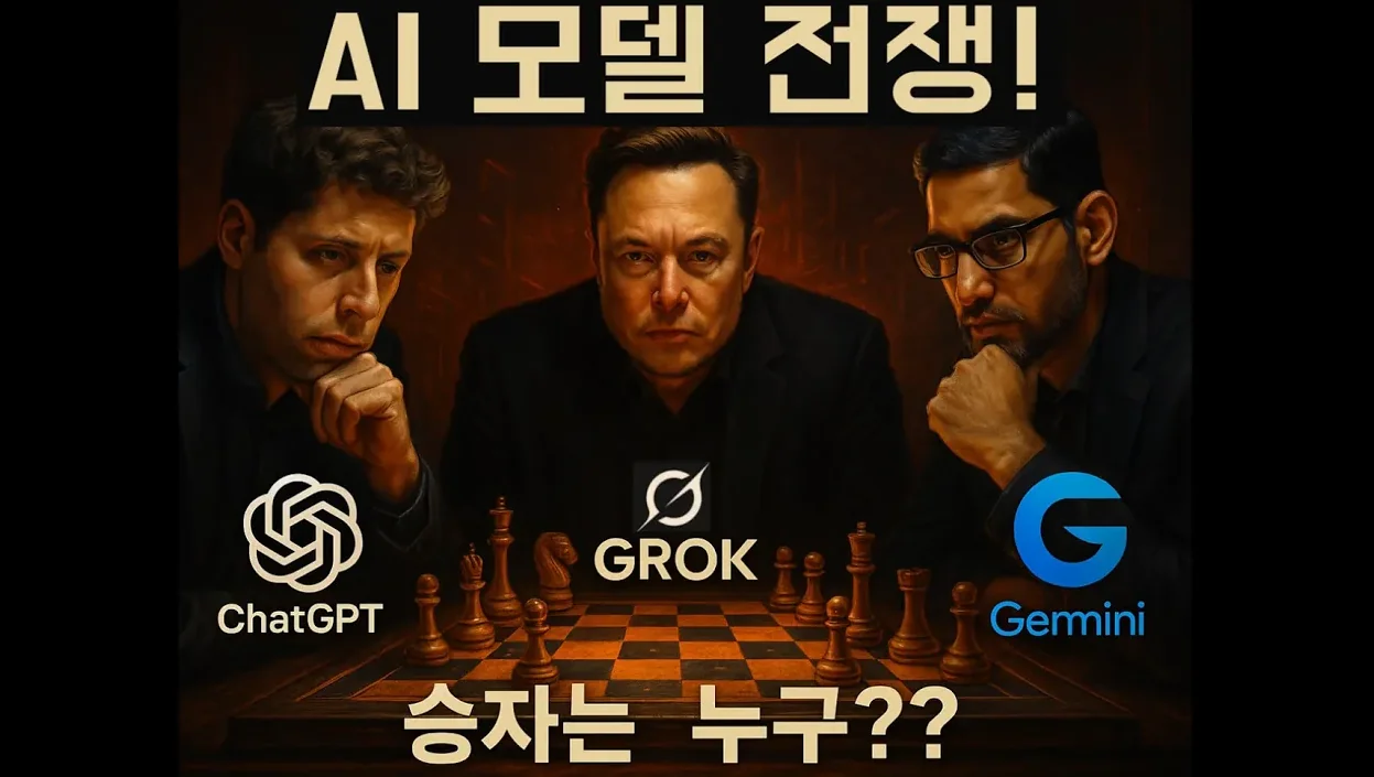 최신 AI 모델 비교 정리/ChatGPT-4.1, Grok-3, Gemini -2.5 Pro, Sonnet-3.7 모델 쉽게 정리/ 이 영상으로 고민 종결!