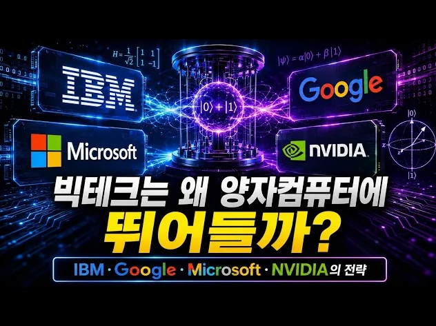 빅테크는 왜 양자컴퓨터에 뛰어들까? IBM·Google·Microsoft·NVIDIA의 전략