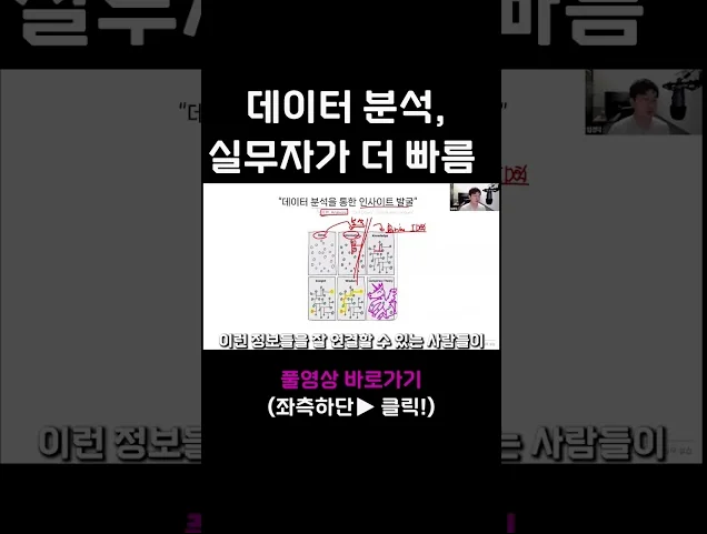 데이터 분석, 실무가가 빠른 이유