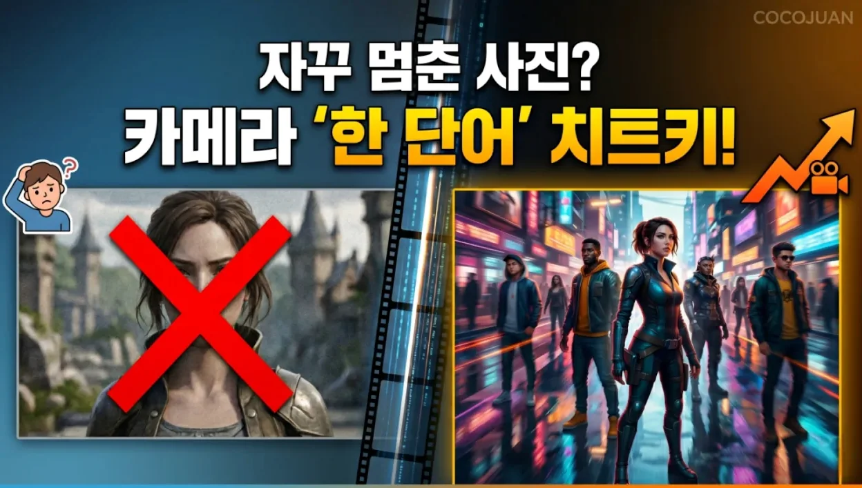 AI 영상 '싼 티' 확 빼주는 카메라 무브먼트 44가지 총정리 (복붙 프롬프트 포함)