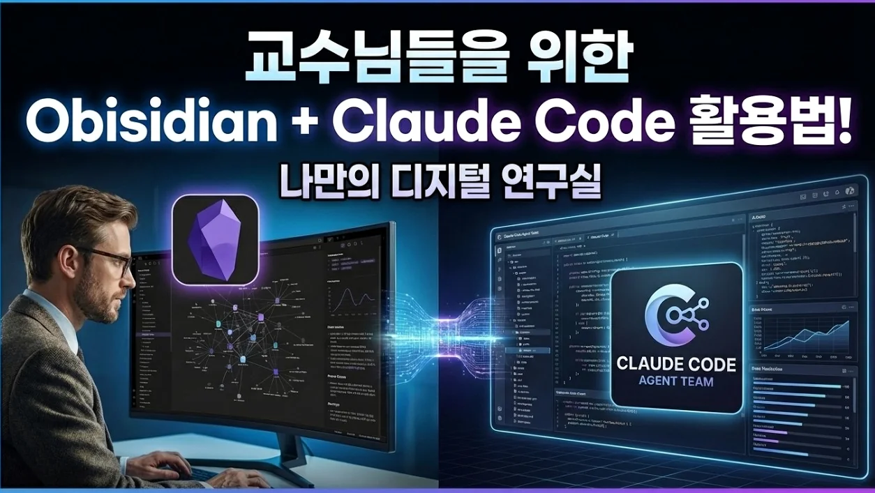 Obsidian + Claude Code 활용법 (나만의 디지털 연구실)