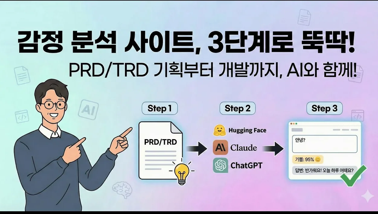 감정 분석 사이트 만들기 - PRD, TRD 작성