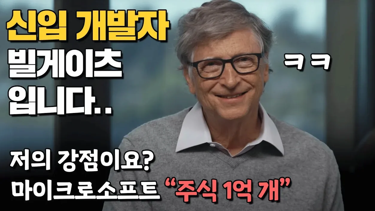 빌게이츠가 마이크로소프트 면접을 보면 어떻게 답변할까? (feat. 스테픈 커리)