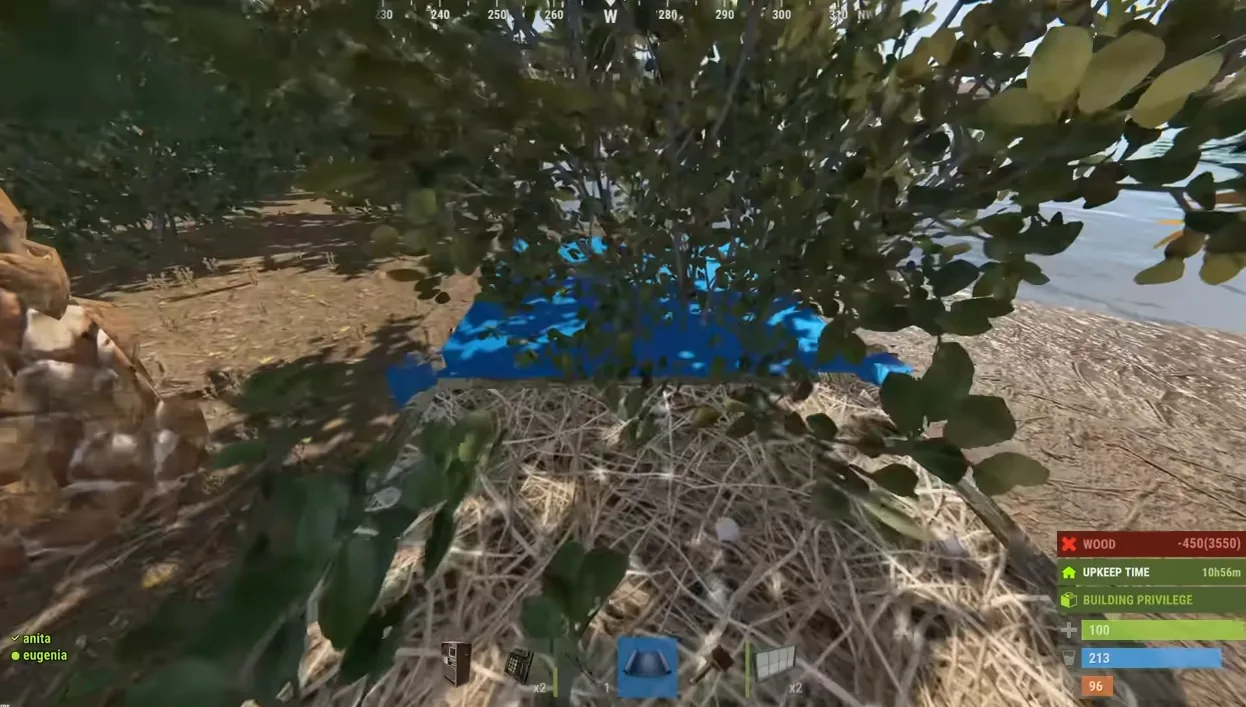 모든 것이 초기화된 서버 시작해서 사막 오아시스 점령하고 집 짓고 살아남기 RUST DEFENCE - 현장 스냅 2 - 러스트