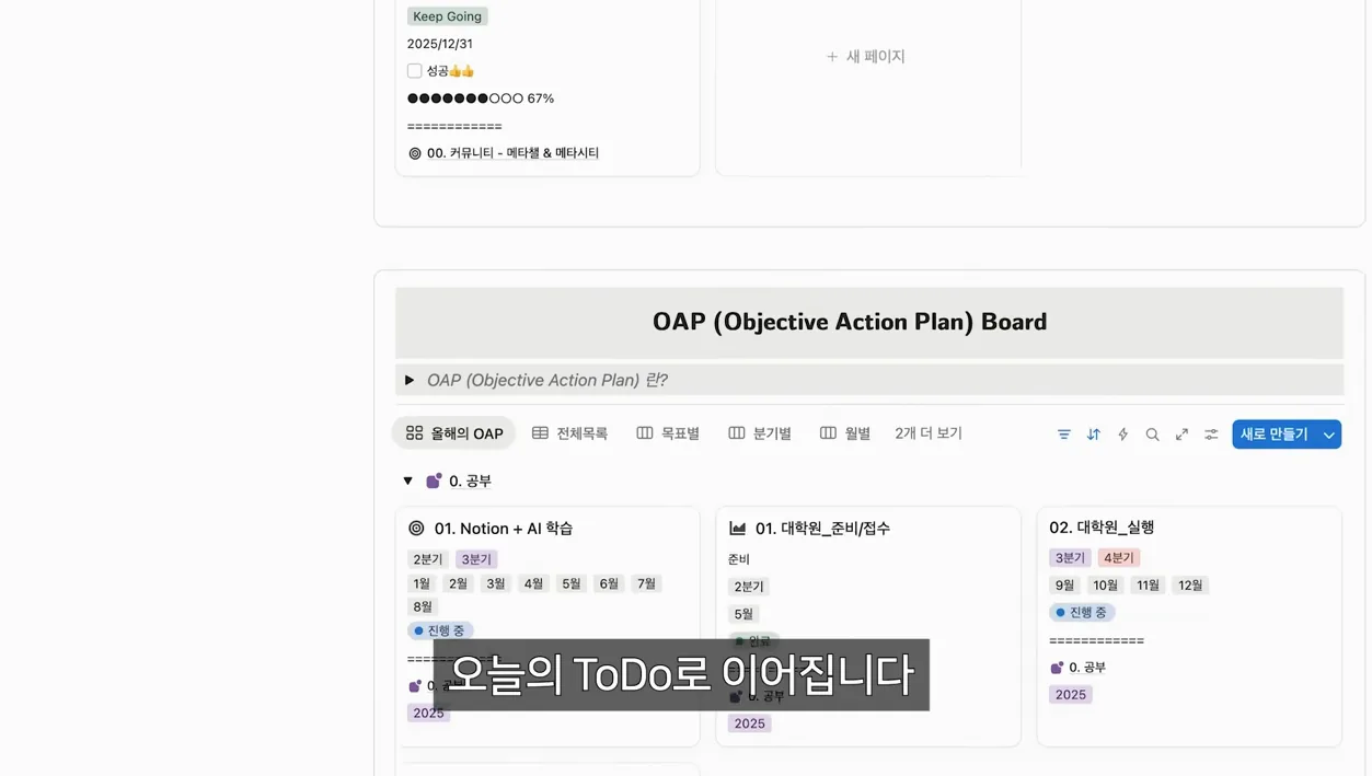 2026 성공이 자동으로 만들어지는 인생 시스템 | 노션왕초보가능 | 노션 템플릿 | 노션 목표달성 올인원 시스템 MTS 4.0 | Notion - 핵심 장면 2 - 노션목표달성