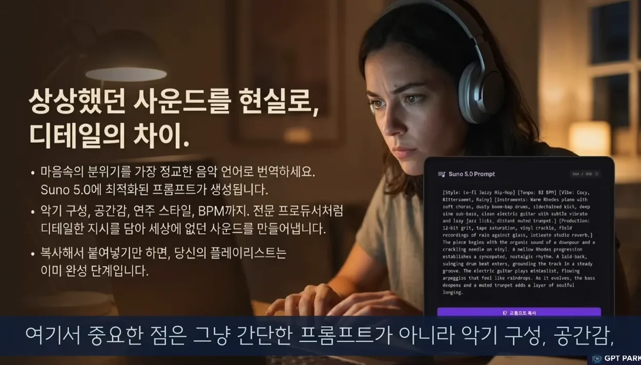 '이게 AI가 만든 거라고?' 감성 터지는 썸네일과 음악, 자동으로 뽑아내는 미친 방법 - 실전 화면 2 - AI플레이리스트채널