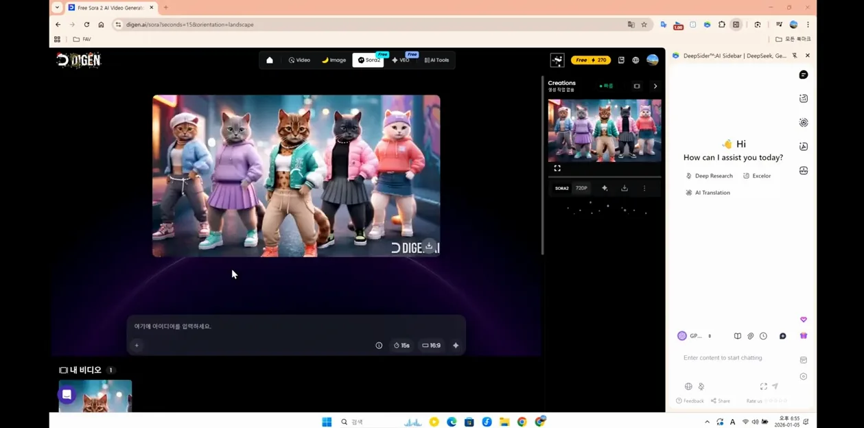 [Sora 2 무료] 유료화 뚫었다! 소라2 무제한 사용법 & 꿀팁 총정리 (2026 최신) - 본문 이미지 3 - 소라2