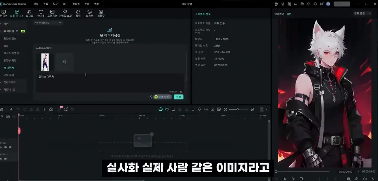 AI쇼츠 강의 돈내고 듣지마세요! AI 실사화 쇼츠 이미지부터 영상까지 I 나노바나나, VEO3 - 참고 컷 1 - AI영상제작