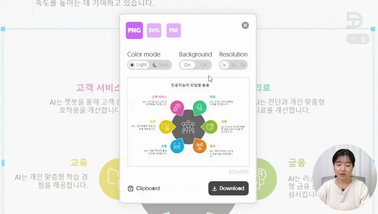 PPT 만들 때 필요한 시각자료 생성, 무료 사이트 냅킨 Napkin AI 사용법 - 본문 이미지 2 - PPT제작
