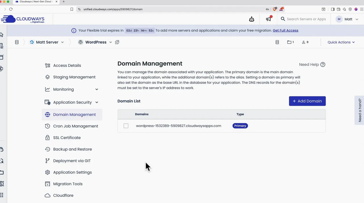 Cloudways WordPress 튜토리얼 2026: 초보자를 위한 단계별 가이드 - 주요 포인트 1 - Cloudways