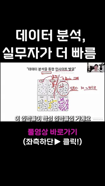 데이터 분석, 실무가가 빠른 이유 - 참고 컷 3 - 데이터분석