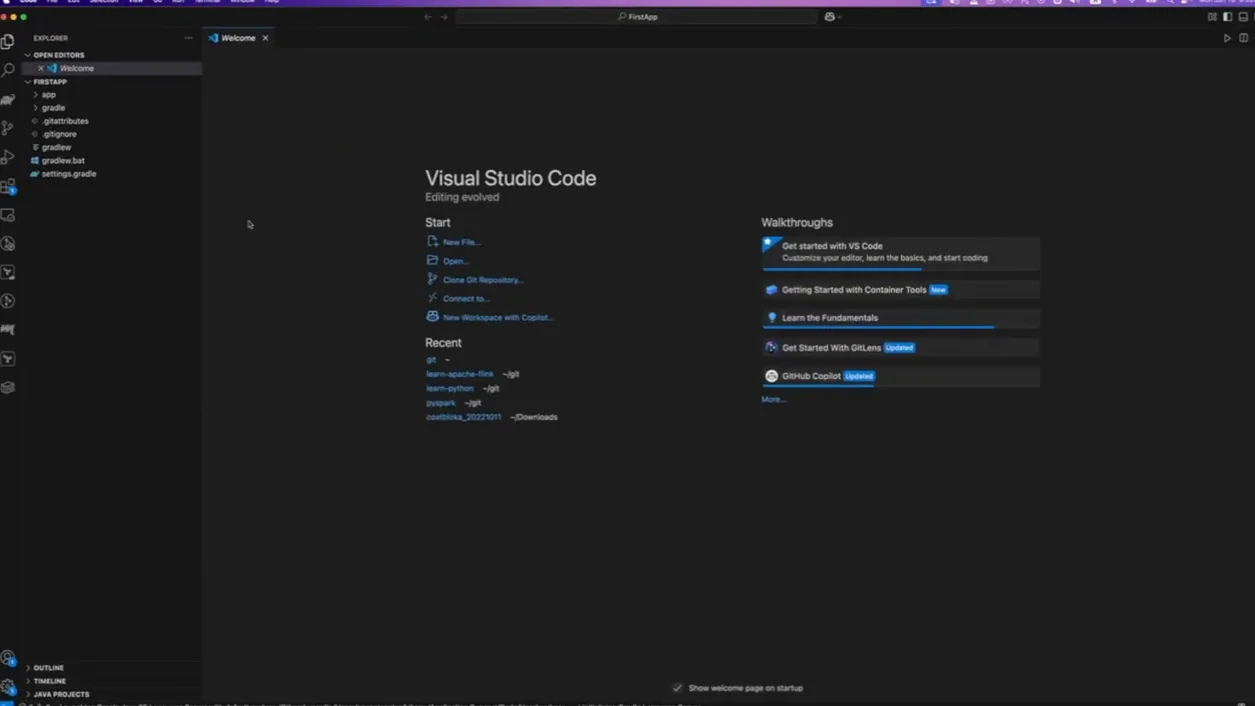 Visual Studio Code로 자바(Java) 환경 만들어보기 - 현장 스냅 2 - 비주얼스튜디오코드