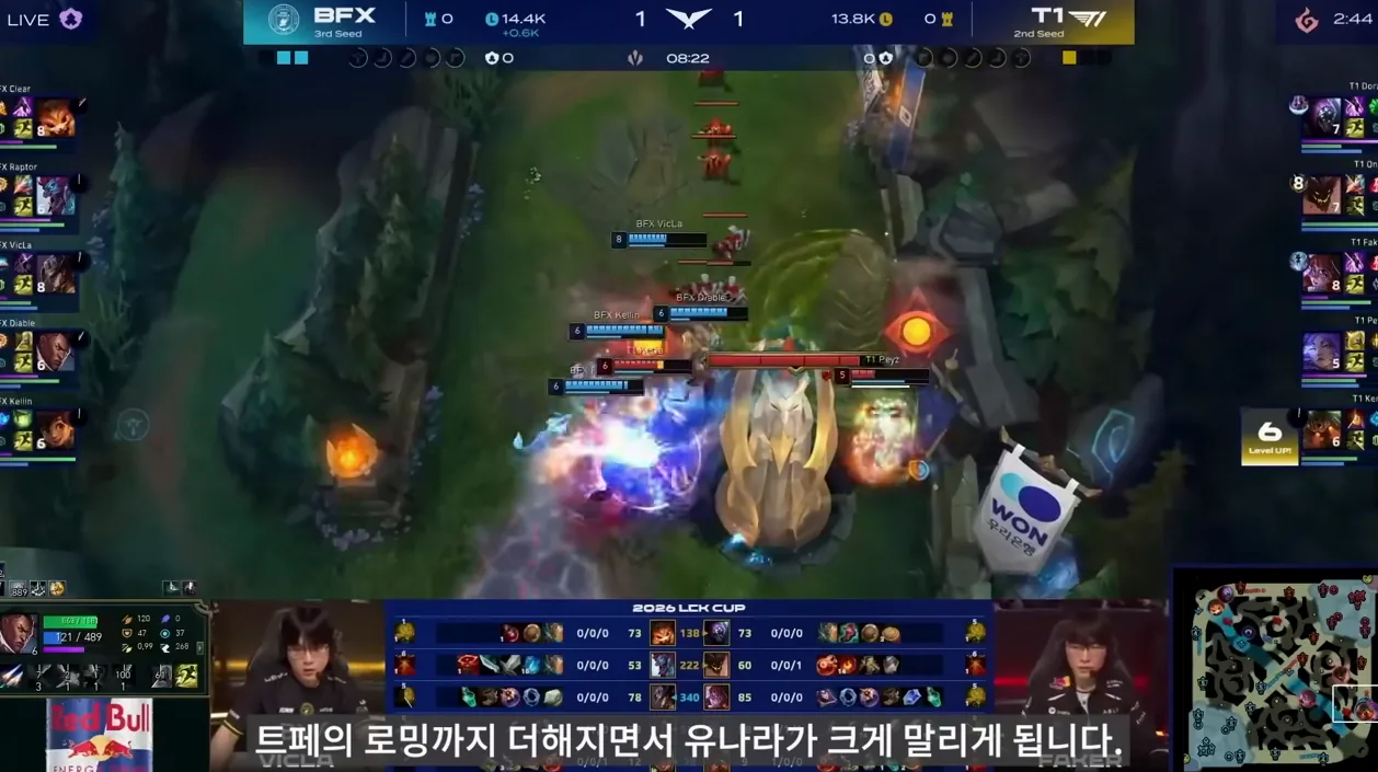 아니 이제는 쉬다 온 T1이라고???? - 핵심 장면 3 - T1