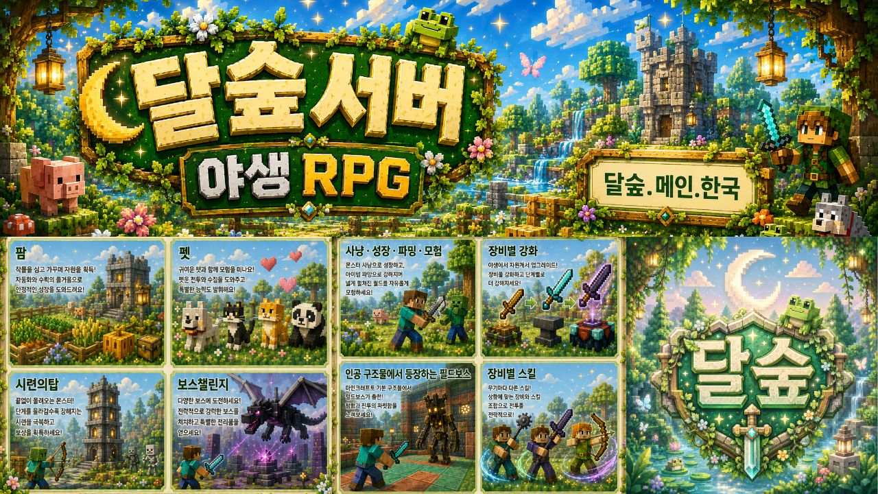 야생RPG 달숲서버