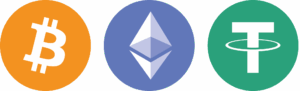Crypto 암호화폐 BTC ETH USDT 결제 지원