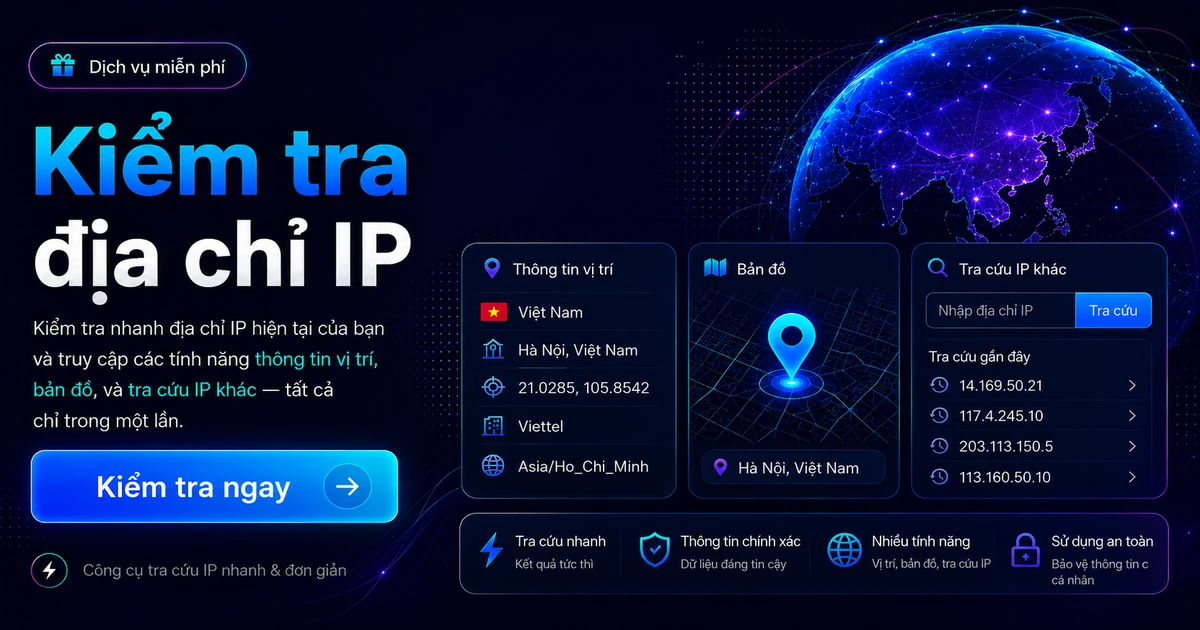 Check IP — MyIP IDC dịch vụ thuê máy chủ và game server giá hợp lý